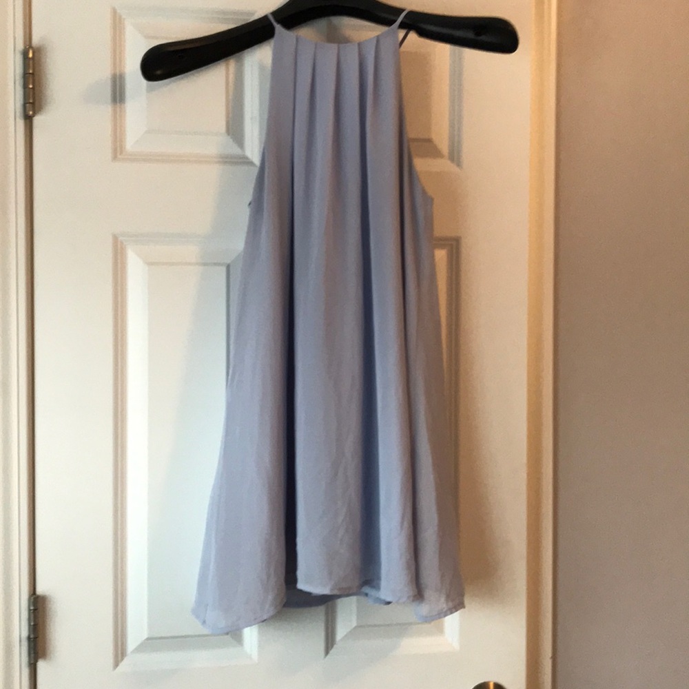 Baby blue dress